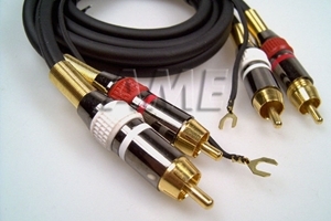 Kabel 2x Cinch v./2x Cinch v. 1m Hifi